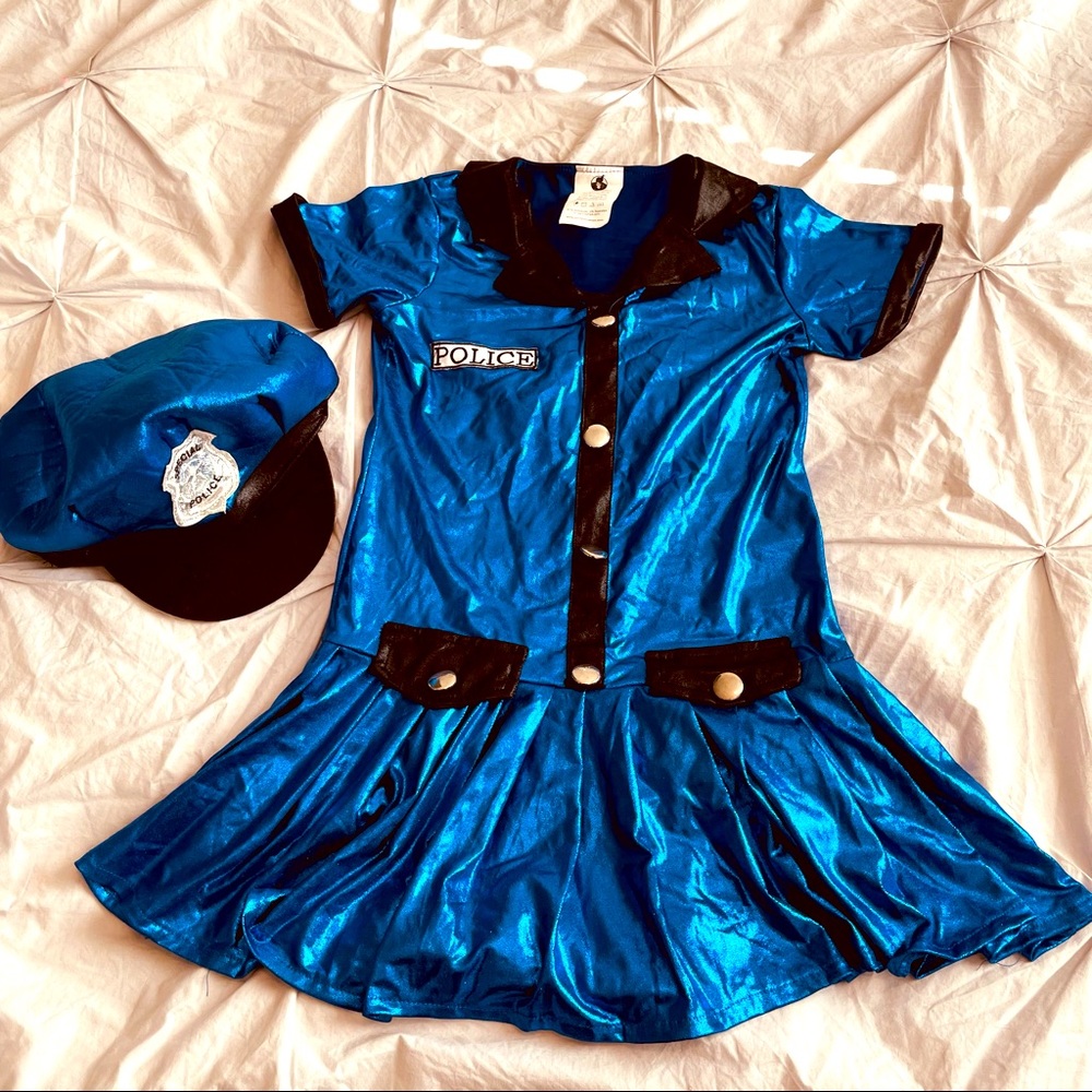 Girls Police dress costume